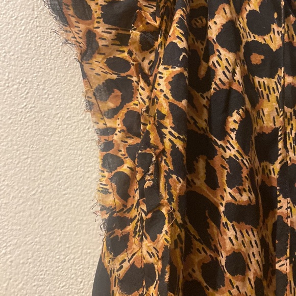 Sundays Women size Medium Wild Animal (leopard)Patterned Dress - Picture 6 of 16